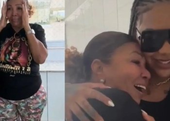Ludmilla faz surpresa e presenteia avó com apartamento em frente à praia