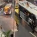 Ônibus completamente lotado é flagrado transitando por orla de badala capital do Brasil