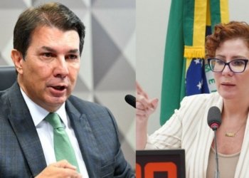 Carla Zambelli lê xingamentos durante sessão da CPMI e irrita Arthur Maia