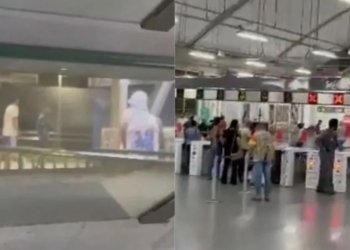 Torcedores do Bahia brigam no metrô em Salvador