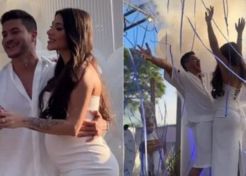 Arthur Aguiar e ex-namorada esperam um menino