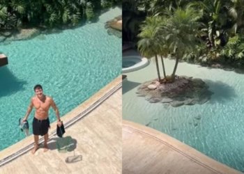Com salário fixo de 600 mil, Rodrigo Faro se nega pagar R$ 400 a piscineiro e revolta a web