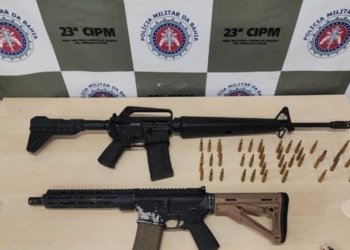 Policiais apreendem armas e drogas durante confronto em São Gonçalo do Retiro