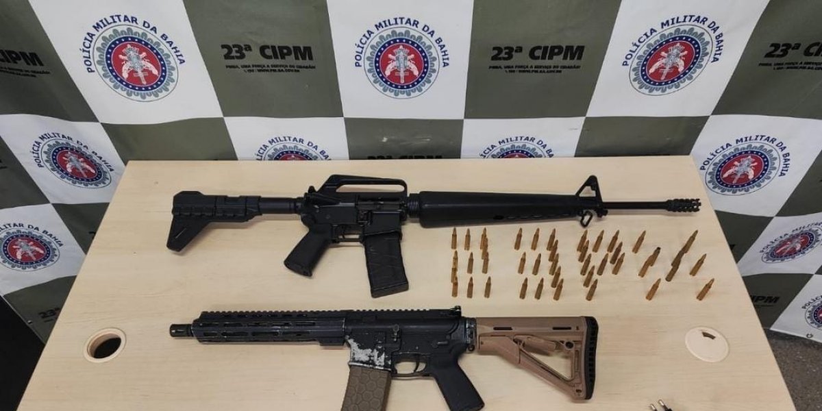 Policiais apreendem armas e drogas durante confronto em São Gonçalo do Retiro