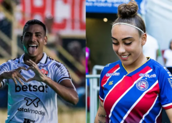 Zé Hugo comenta em foto de jogadora do Bahia e torcida reage