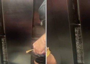 Elevador de prédio no Stiep quebra e deixa cinco pessoas presas