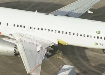 Avião e carro colidem durante decolagem no Aeroporto do Galeão