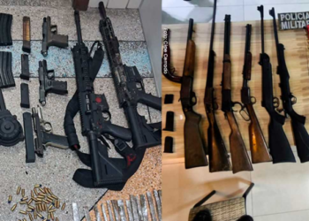 Reforço do combate ao crime organizado amplia em 18% o número de apreensões de armas de fogo