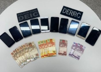 Quatro suspeitos de receptar celulares roubados são presos em operação no bairro do Comércio