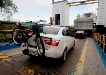 Com 6 embarcações, ferry-boat registra pouca fila na Ilha de Itaparica na manhã desta quarta
