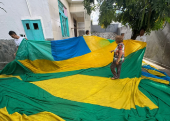 Salvador vai ganhar bandeirão da Copa que vai ser estendido em rua da Cidade Baixa; veja onde