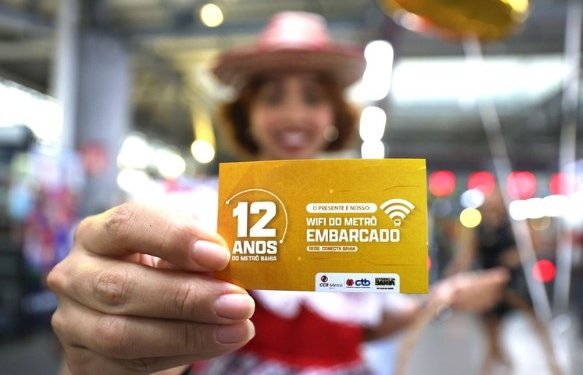 Metrô lança wi-fi gratuito e mais de 400 mil passageiros por dia devem utilizar