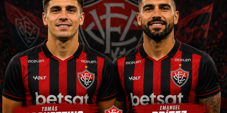 Vitória fecha acordo com argentinos Tomás Pochettino e Emanuel Brítez para reforçar elenco
