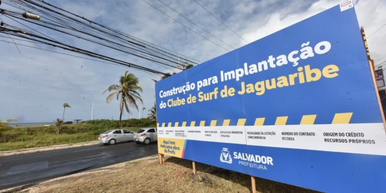 Prefeitura inicia construção do Clube de Surf de Jaguaribe com investimento de R$ 3,5 milhões