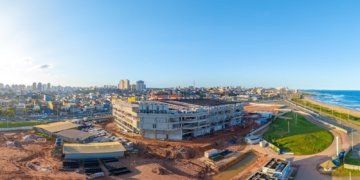 Arena Multiuso ganha forma e avança para a etapa final das obras