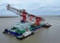 Navio gigante parte da China para obras da Ponte Salvador-Itaparica